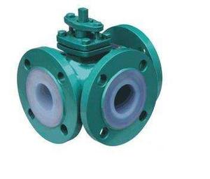 Lining the fluorine valve